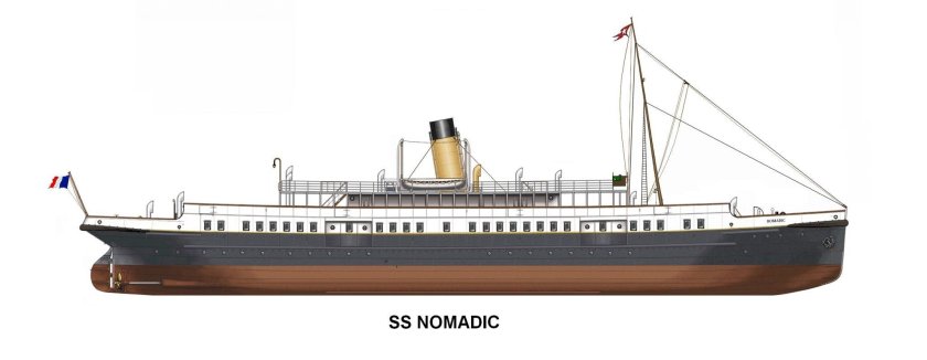 Уайт Стар лайн корабль Номадик