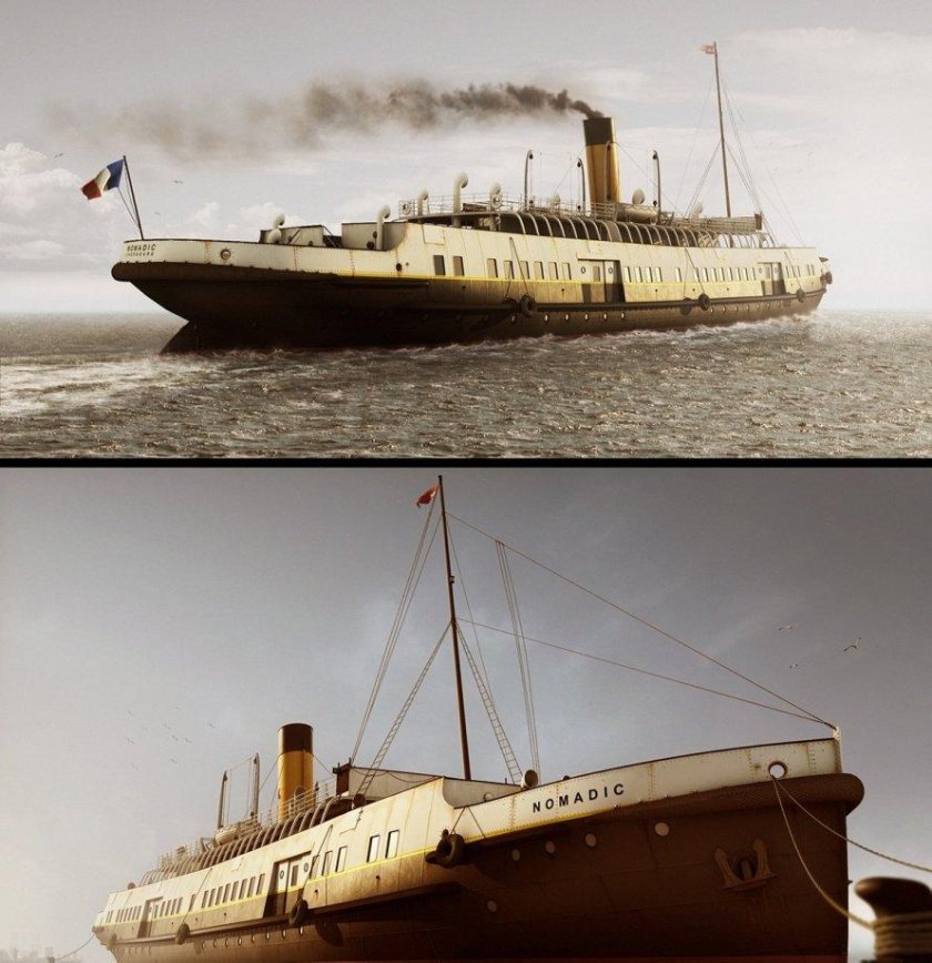 Уайт Стар лайн корабль Номадик