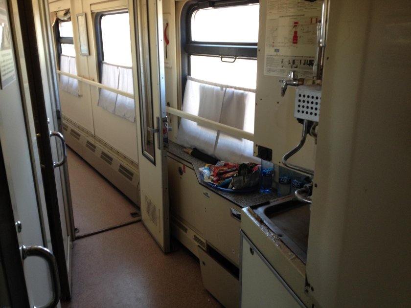 Вагон РЖД внутри тамбур