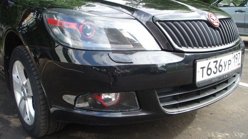 Skoda Octavia a5 ПТФ