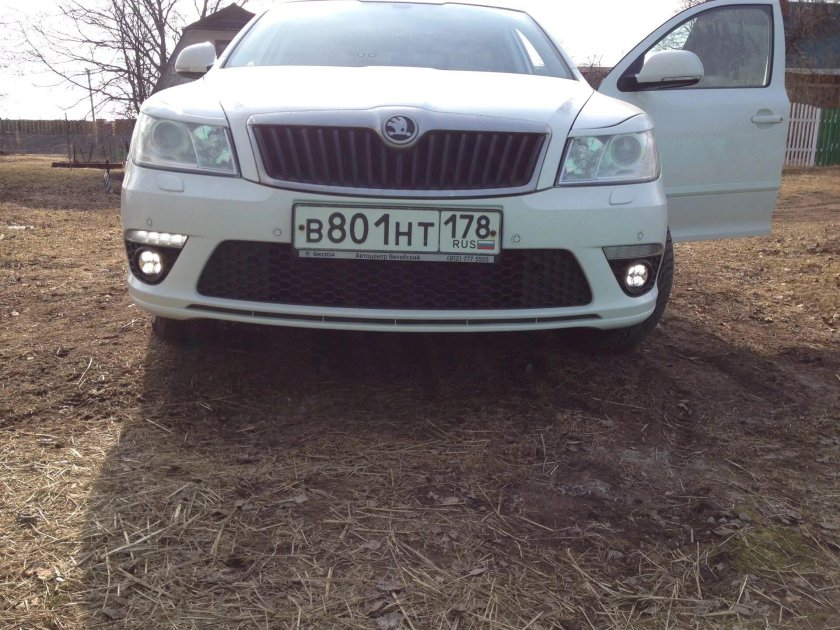 Противотуманки Шкода а5