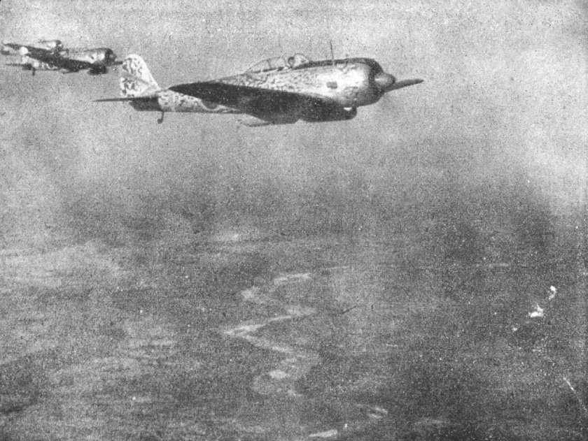 Японский истребитель в годы войны