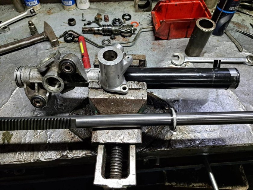 Масло в рейку