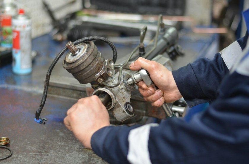 Восстановление рулевой рейки