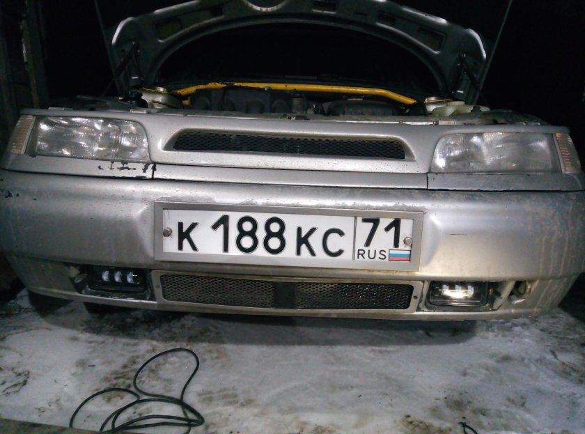 Противотуманки лед на ВАЗ 2112