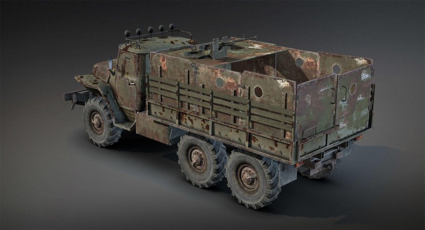 КРАЗ 255 постапокалипсис