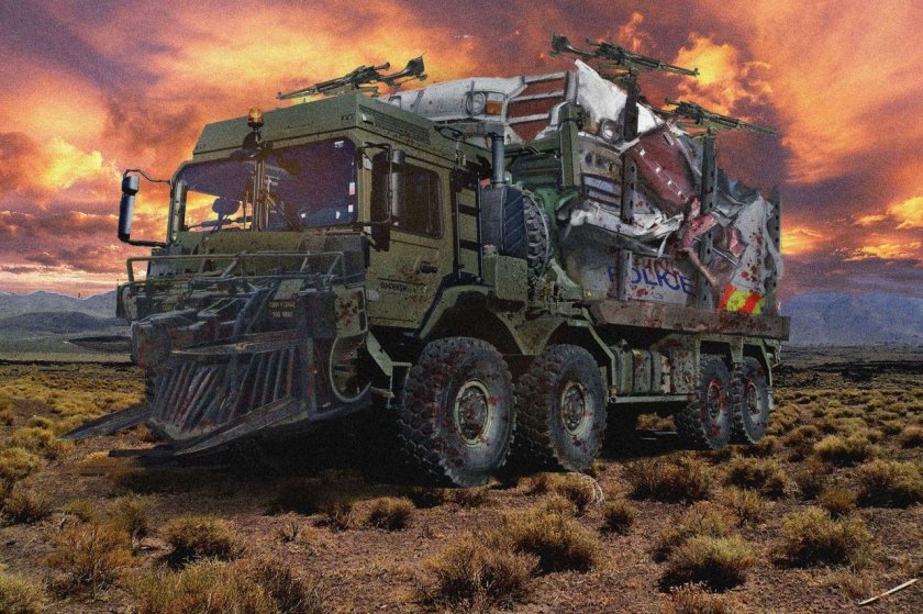 КАМАЗ гантрак постапокалипсис