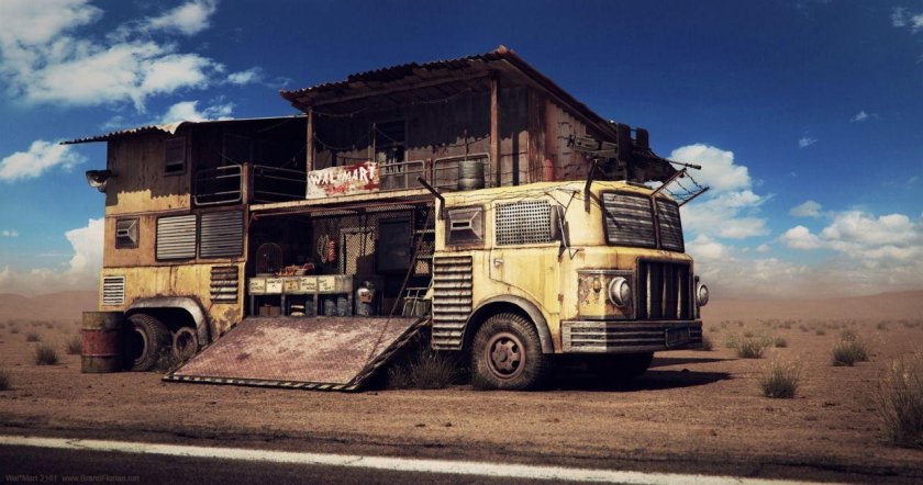 Дом на колесах для зомби апокалипсиса