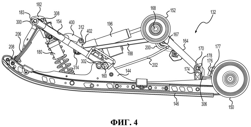 Подвеска снегохода Тайга 500 чертеж