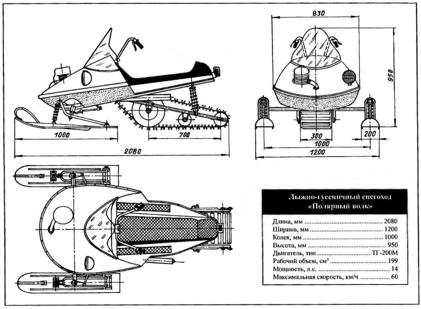 Схема гусянки Бурана