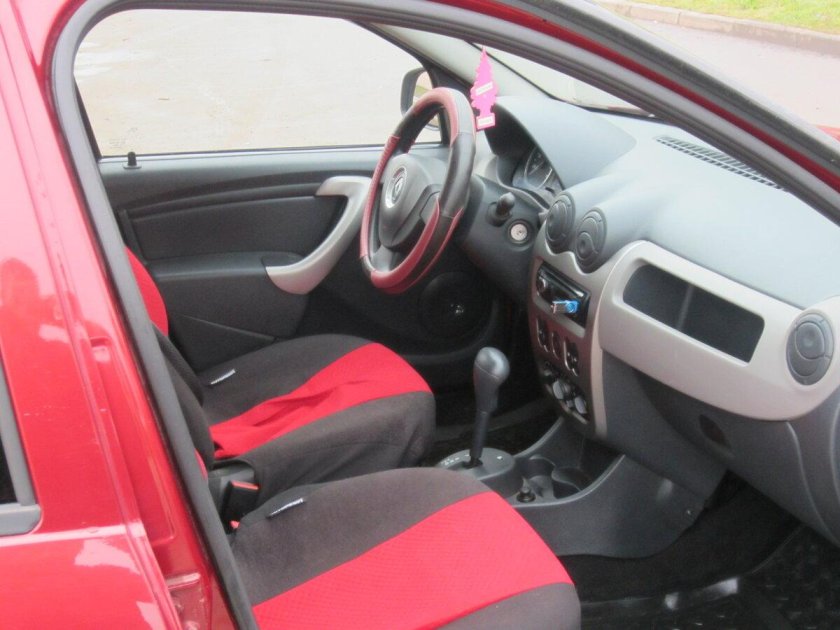 Рено Сандеро 2013 красный