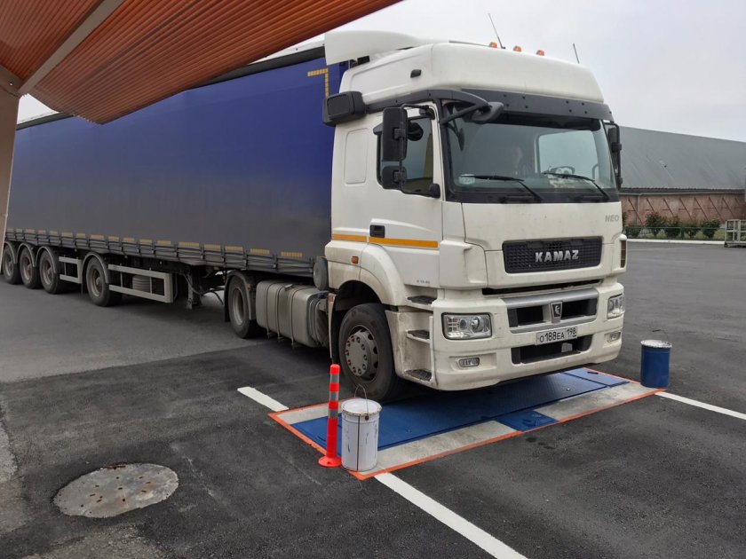 Автомобильные весы поосного взвешивания