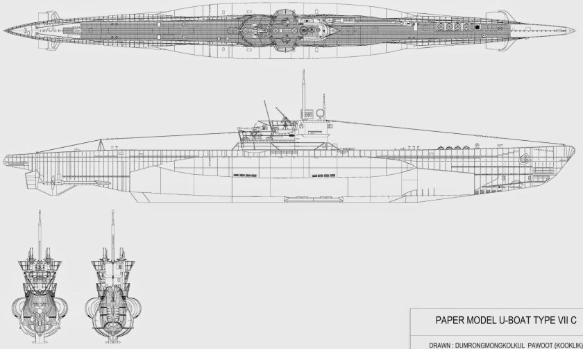 Чертежи u-Boot Type VII