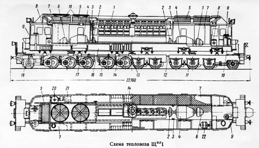 Ходовая часть тепловоза 2тэ10м