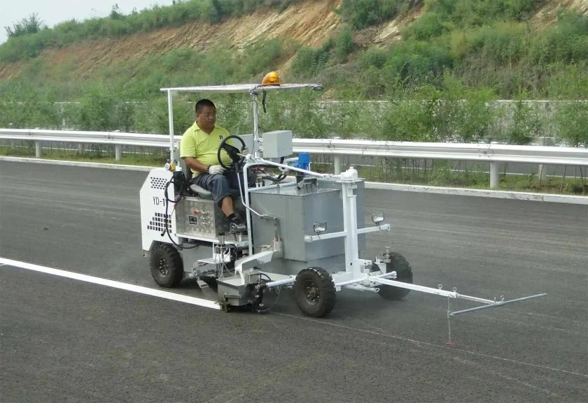 Ручная разметочная машина для нанесения дорожной разметки Газель