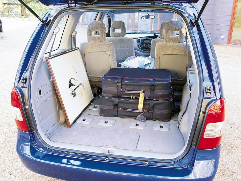 Mazda MPV 2001 багажник