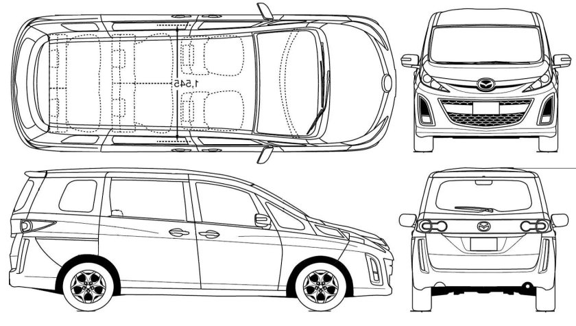 Mazda Biante Blueprint