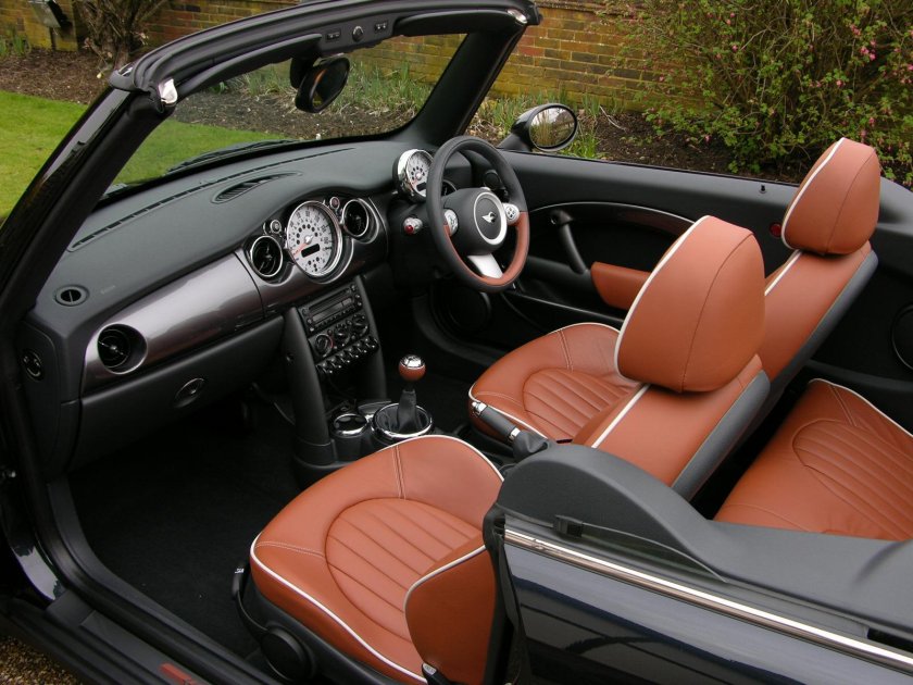 Мини Купер кабриолет салон