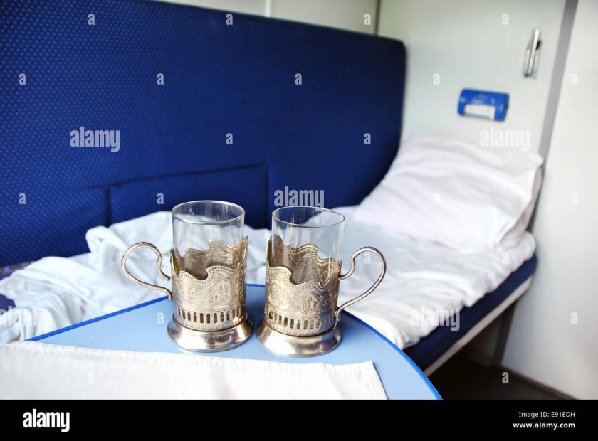 Стакан в поезде