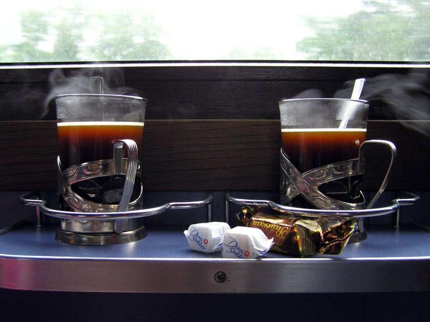 Кофе в поезде