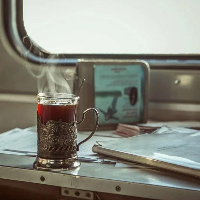 Чай в поезде
