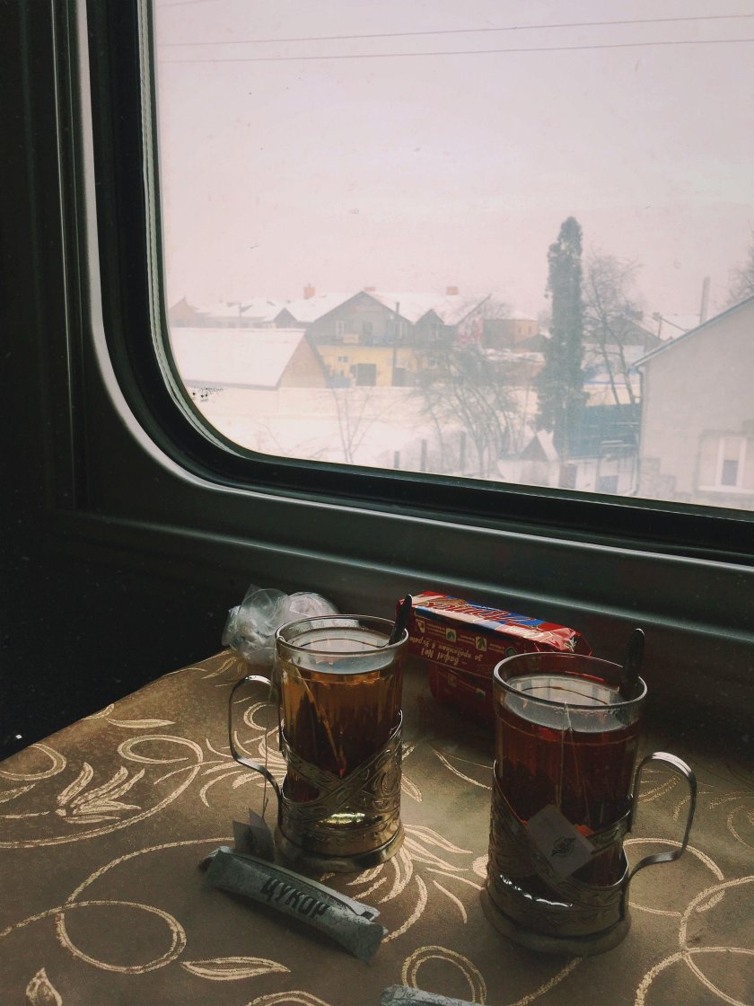 Вид из окна поезда