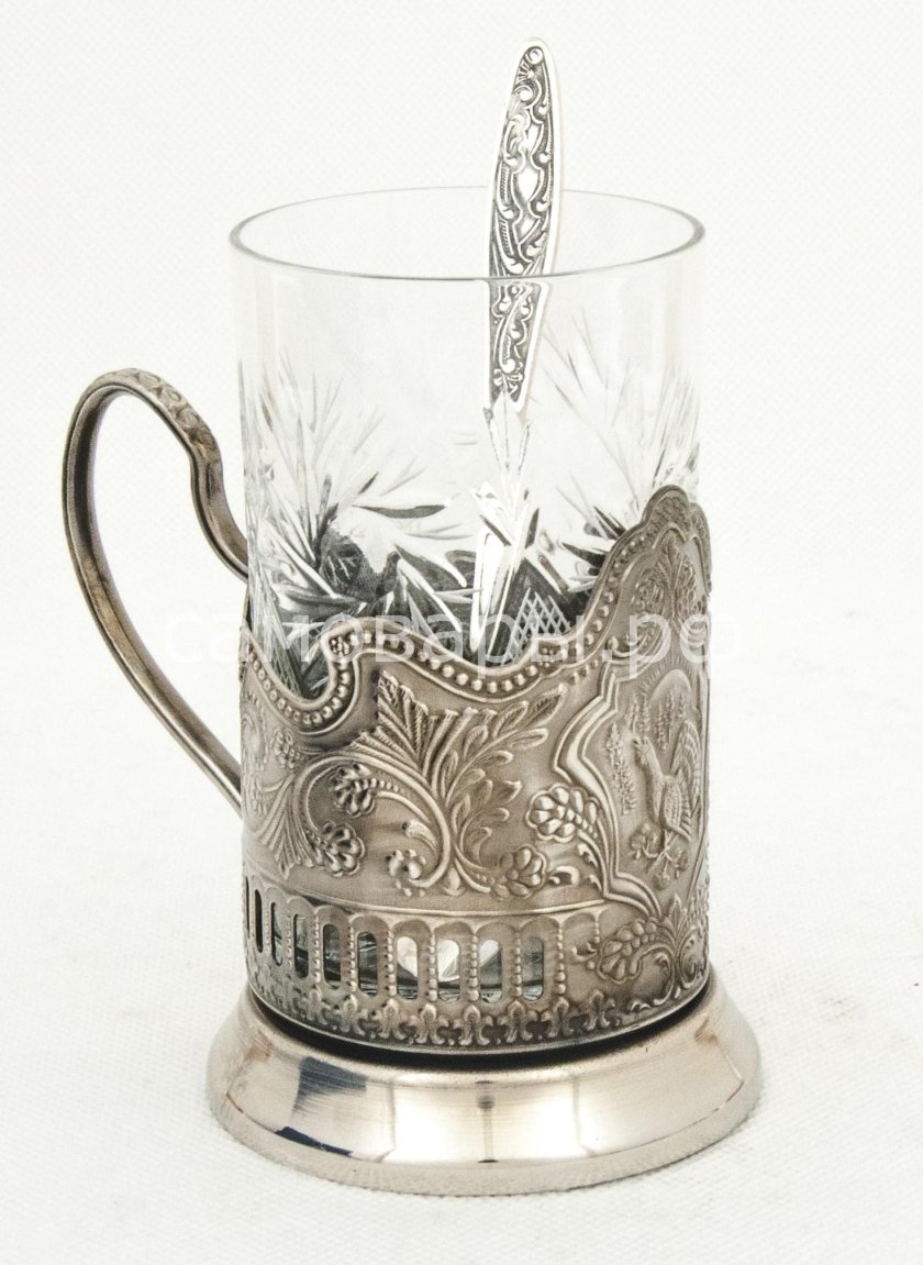 Подстаканник со стаканом РЖД