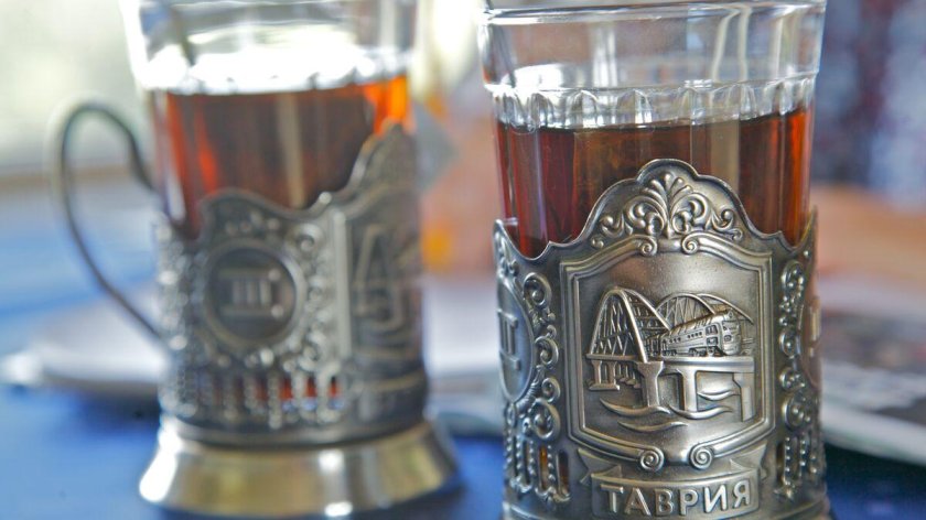 Подстаканник из поезда