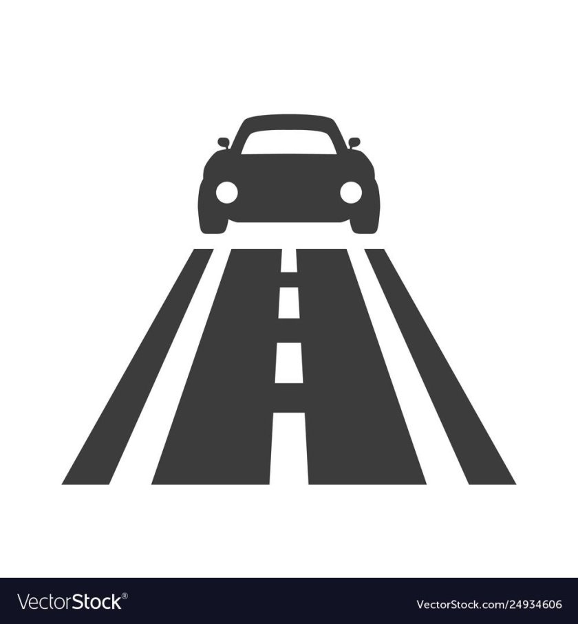 Значок дороги