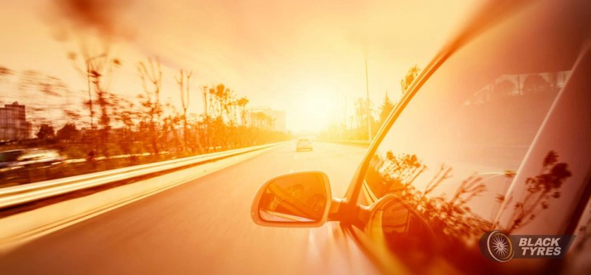 Машина на солнце