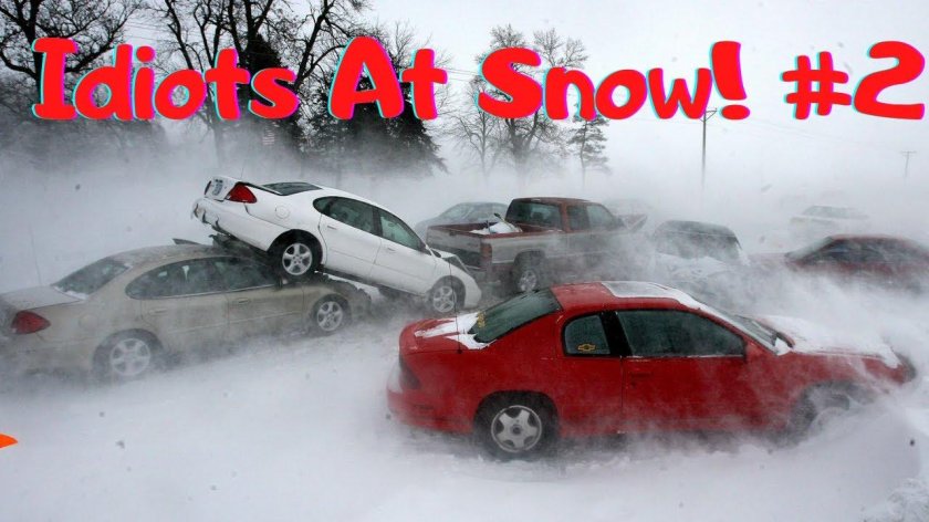 Занос на зимней дороге