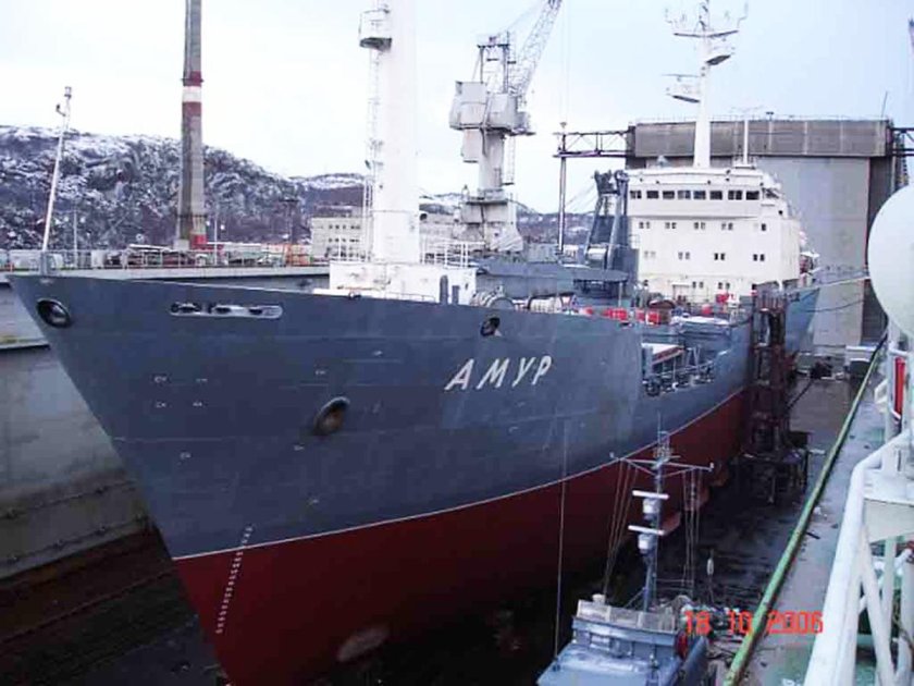 Танкер Амур Оленья губа