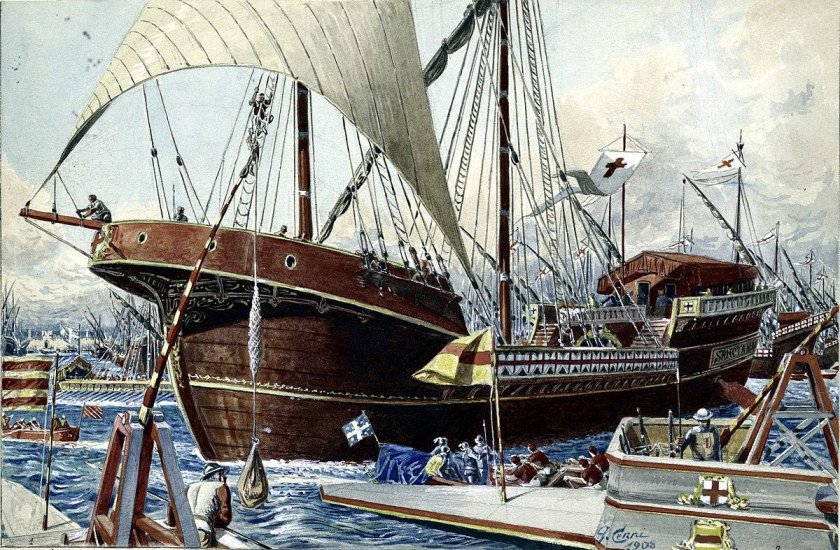 Неф 14 век корабль