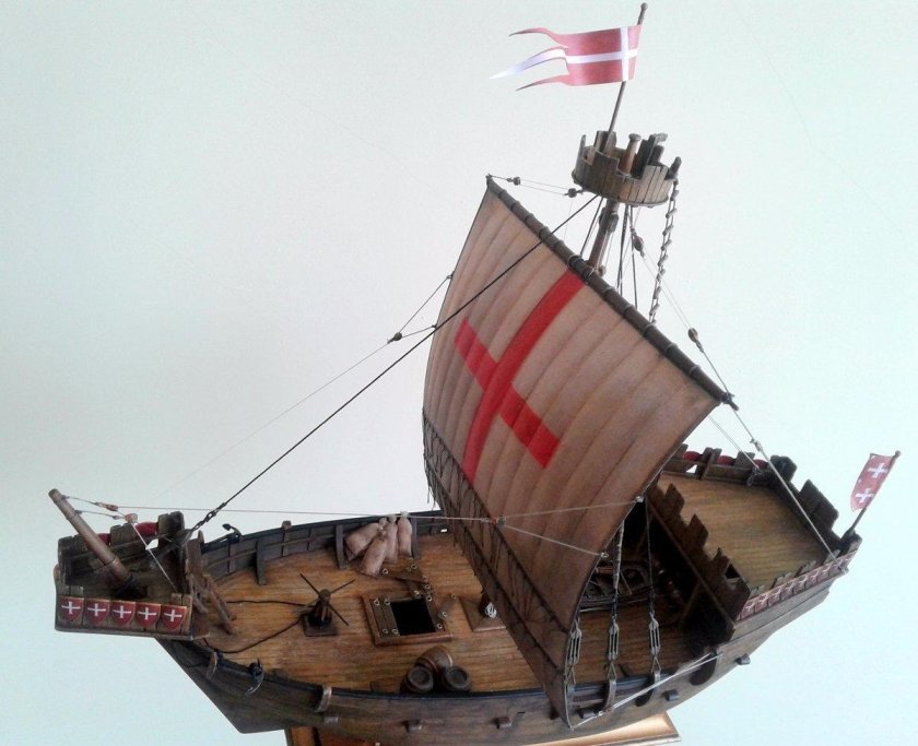 Корабль крестоносцев звезда 1/72