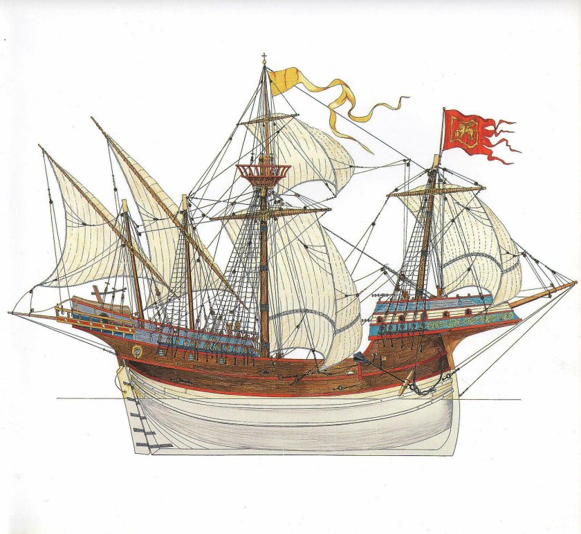 Генуэзский Неф корабль