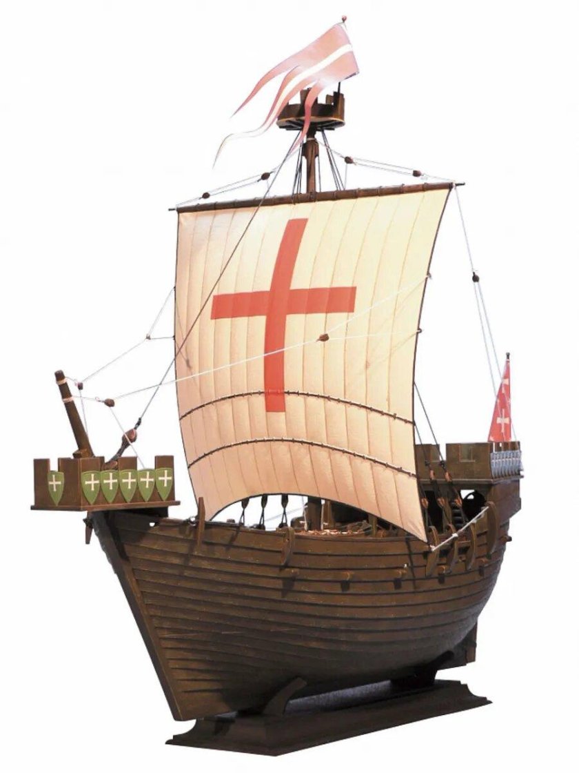 Корабль крестоносцев звезда 1/72
