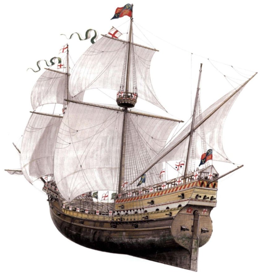 Парусные корабли с тараном