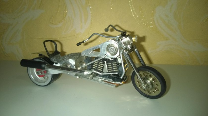 Поделки мотоциклов из железного хлама