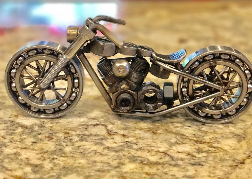 Модельки мотоциклов из металла
