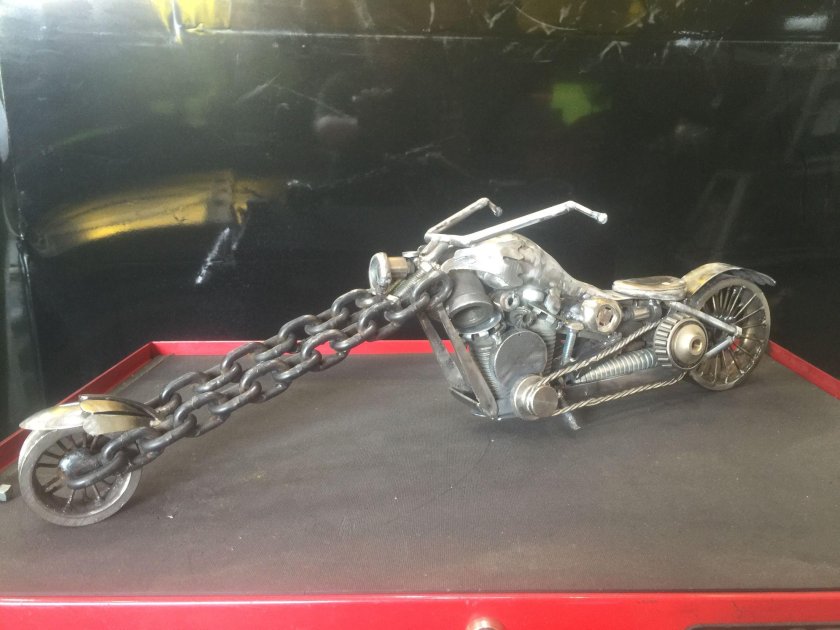 Мотоциклы поделка из металла