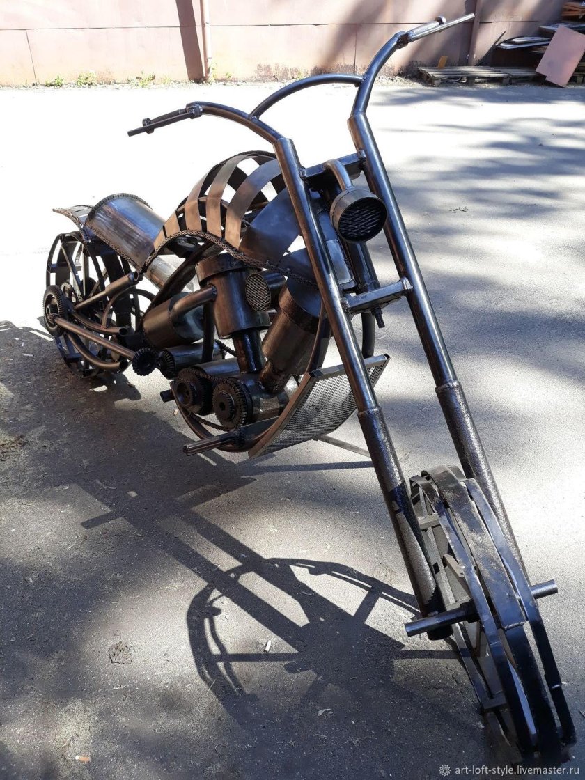 Стимпанк мотоцикл лофт
