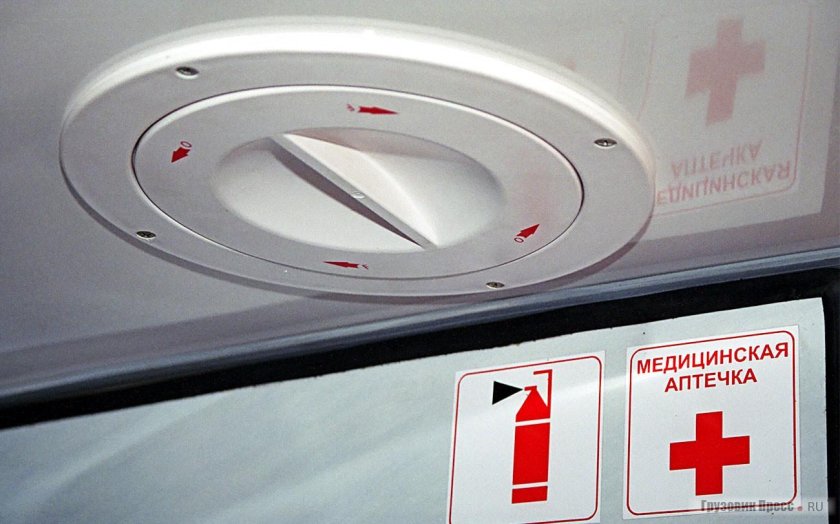 Вентиляция салона автобуса