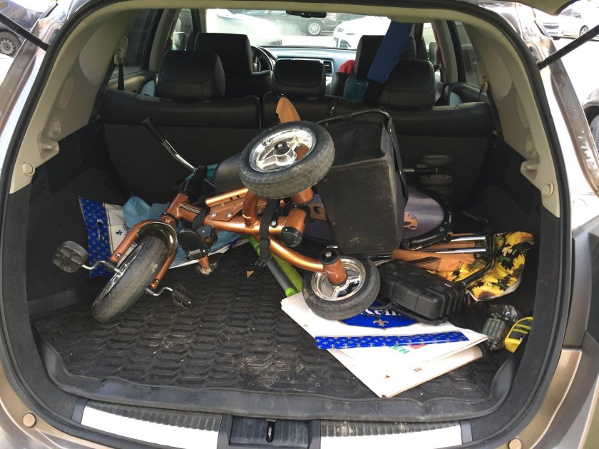 Nissan Murano размер багажника