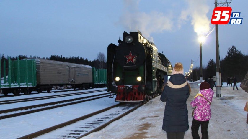 Ретро поезд в Великий Устюг