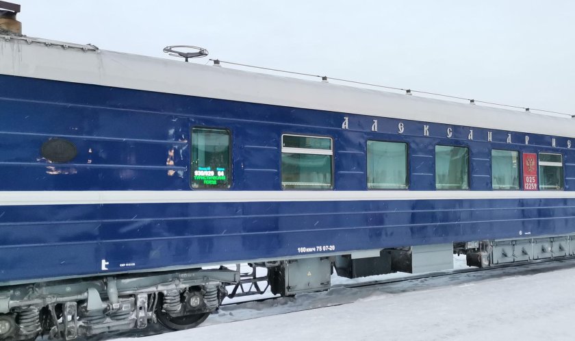 Ретро поезд в Великий Устюг