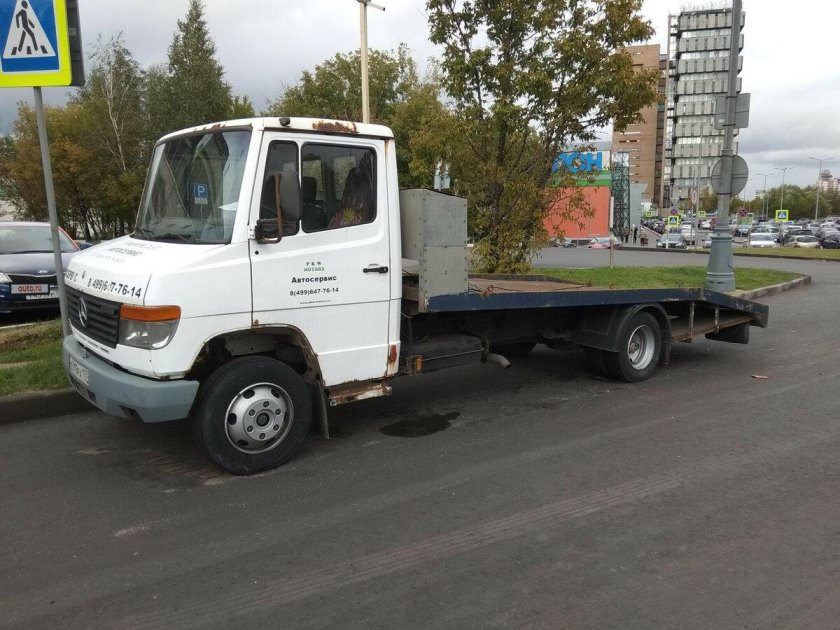 Мерседес 814 эвакуатор