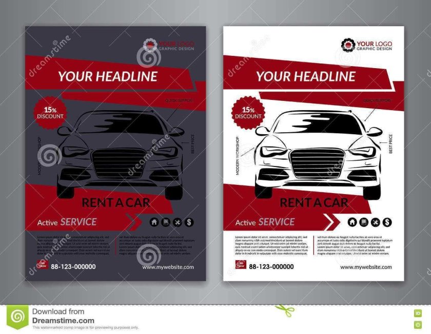 Рекламный буклет автосервиса