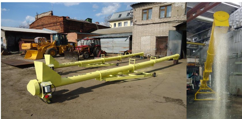 Транспортер шнековый передвижной ТПШ-3м