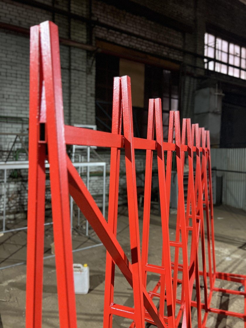 Пирамида для перевозки стекла