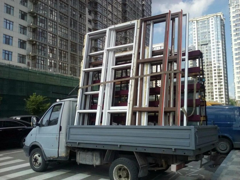 Газель Некст перевозка окон